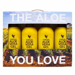 4er-Pack Forever Aloe Vera Gel